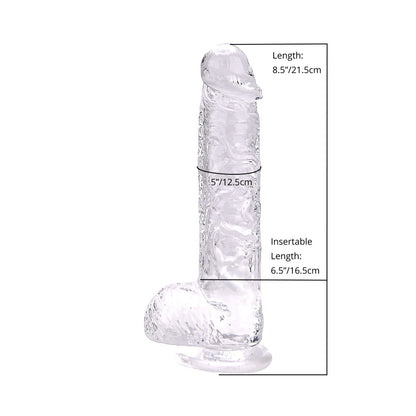 loving-joy-8-inch-dildo-with-balls-clear