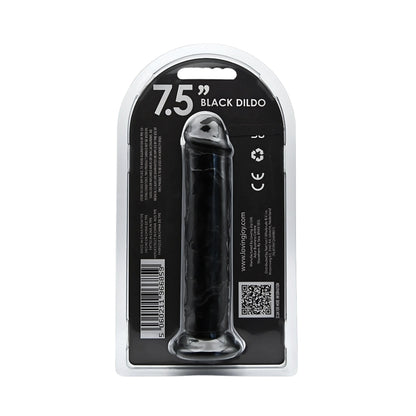loving-joy-7-5-inch-suction-cup-dildo-black