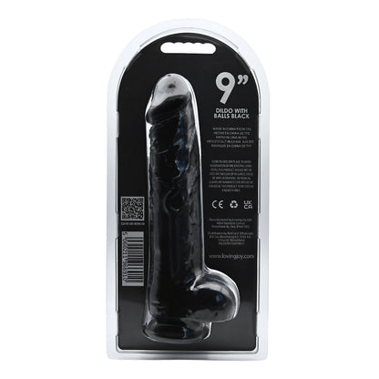 loving-joy-9-inch-dildo-with-balls-black